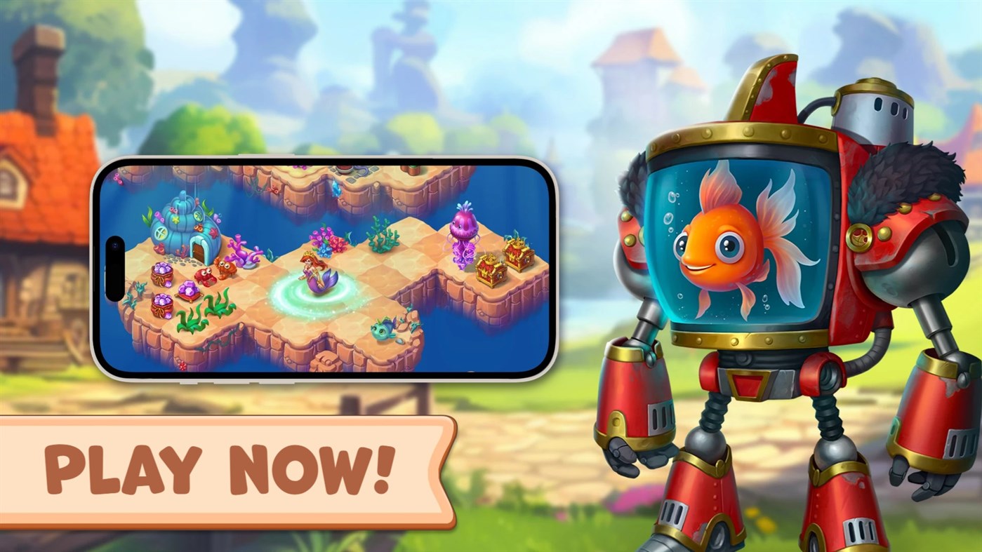 #4. Mergest Kingdom: Merge Puzzle (Windows) โดย: Clever Apps Pte Ltd