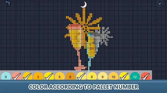Party Color By Number: Pixel Art, Festivity Coloring Book screenshot 2