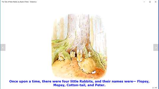 The Tale of Peter Rabbit, by Beatrix Potter - Slideshow screenshot 7