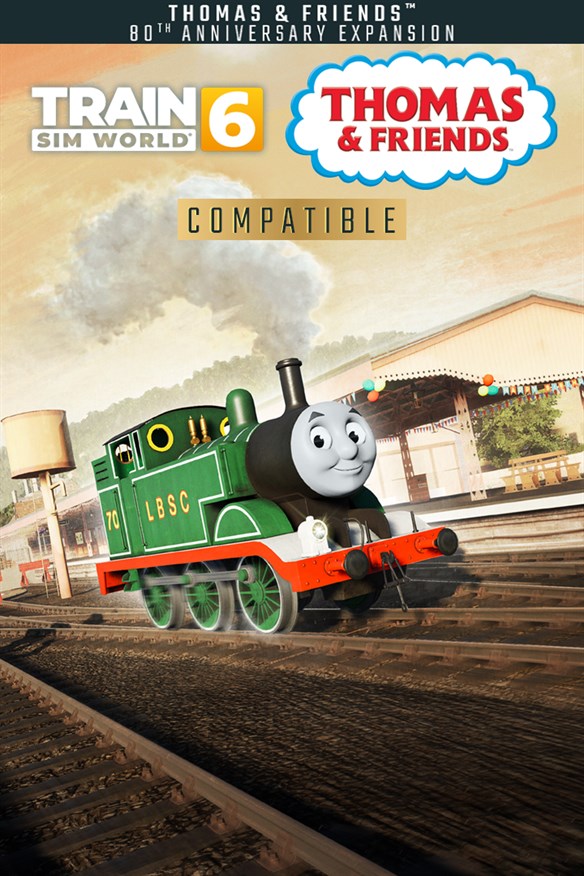 Train Sim World 6: Thomas & Friends 80th Anniversary Expansion Xbox Series X|S and Xbox One cover art