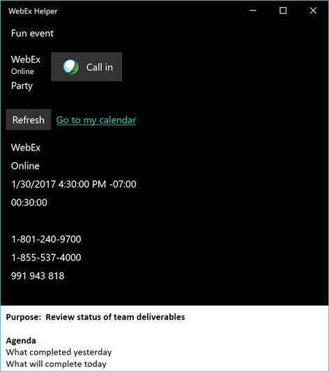 WebExHelper Screenshots 1