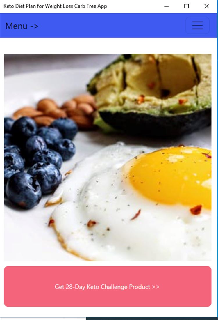 【图】Keto Diet Plan for Weight Loss Carb Free App(截图1)