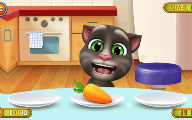 Talking Tom Hidden Stars Game