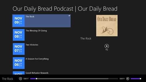 Our Daily Bread Podcast Screenshots 1