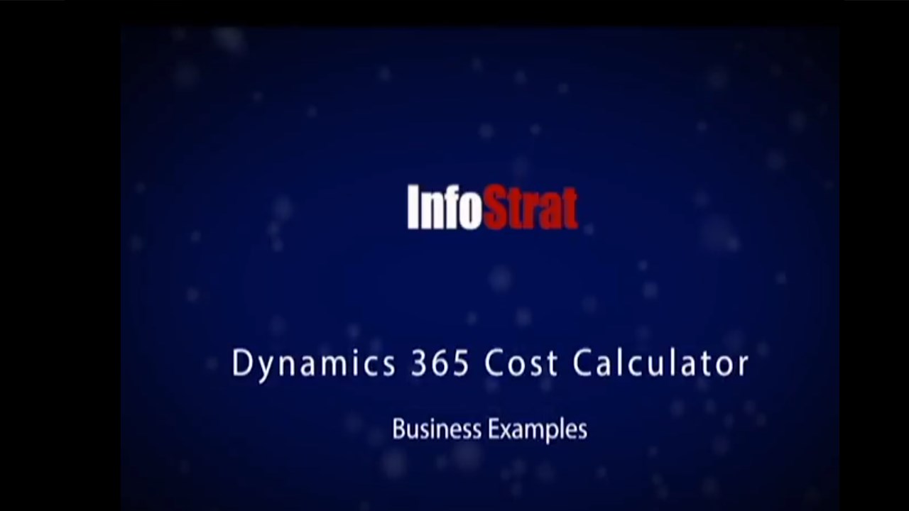 Snapshot 1 of Dynamics 365 Cost Calculator: 1-Day Assessment