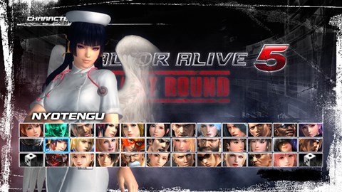 DEAD OR ALIVE 5 Last Round Nyotengu Nurse-kostuum