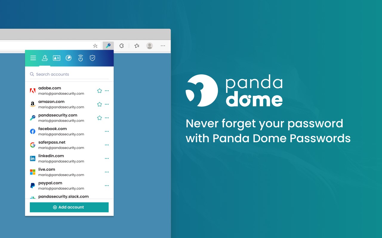 Panda Dome Passwords