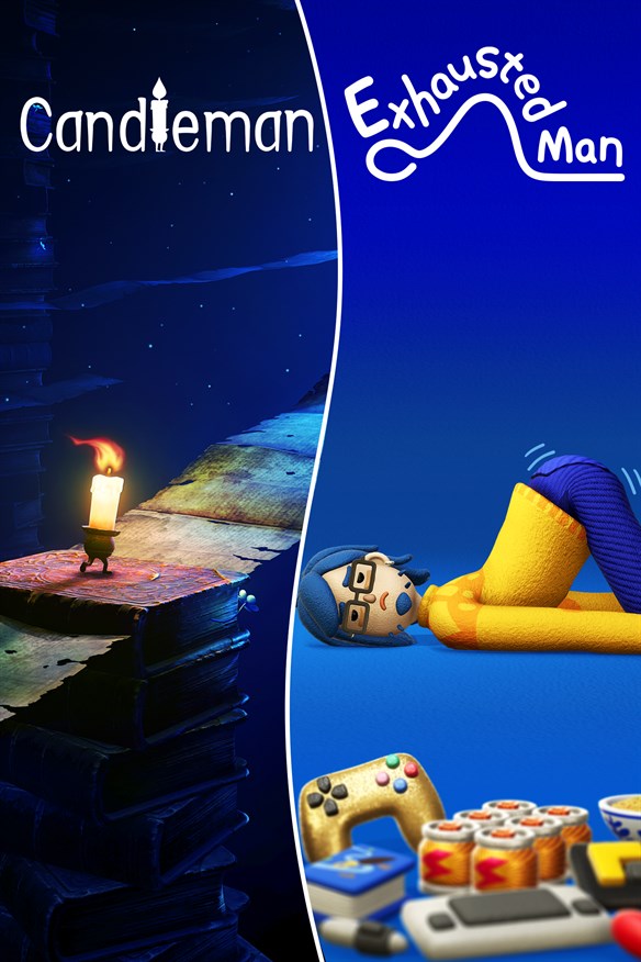 Exhausted Man and Candleman Bundle Xbox Series X|S and Xbox One cover art