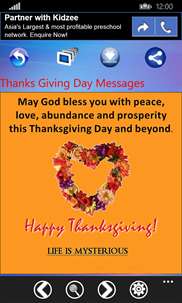 Thanks Giving Day Messages And Images screenshot 2