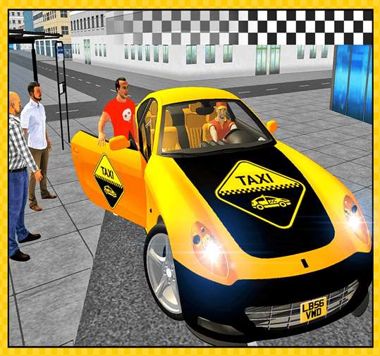 Taxi Drive 3D City Rush Duty screenshot 6