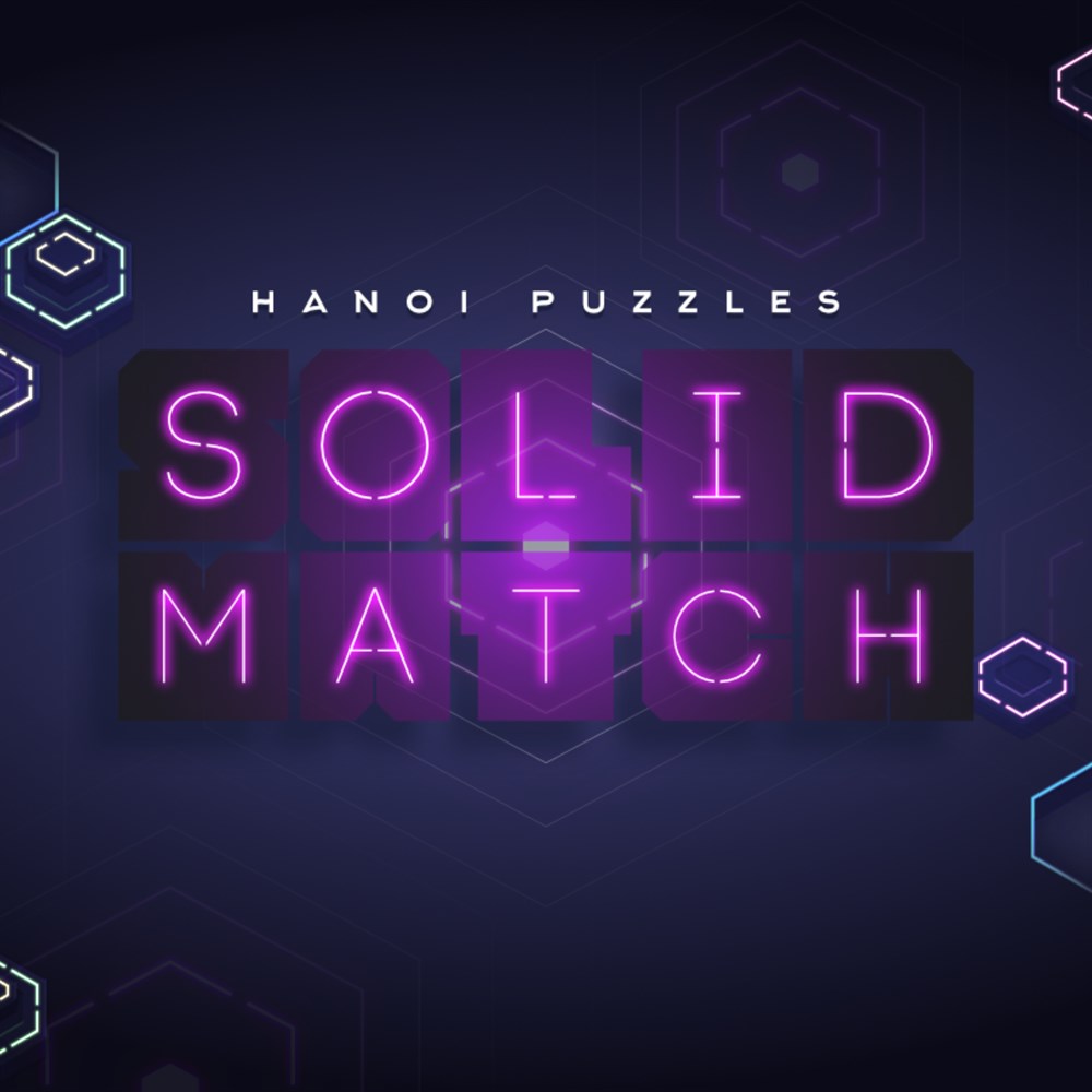 Hanoi Puzzles: Solid Match cover art (full size)