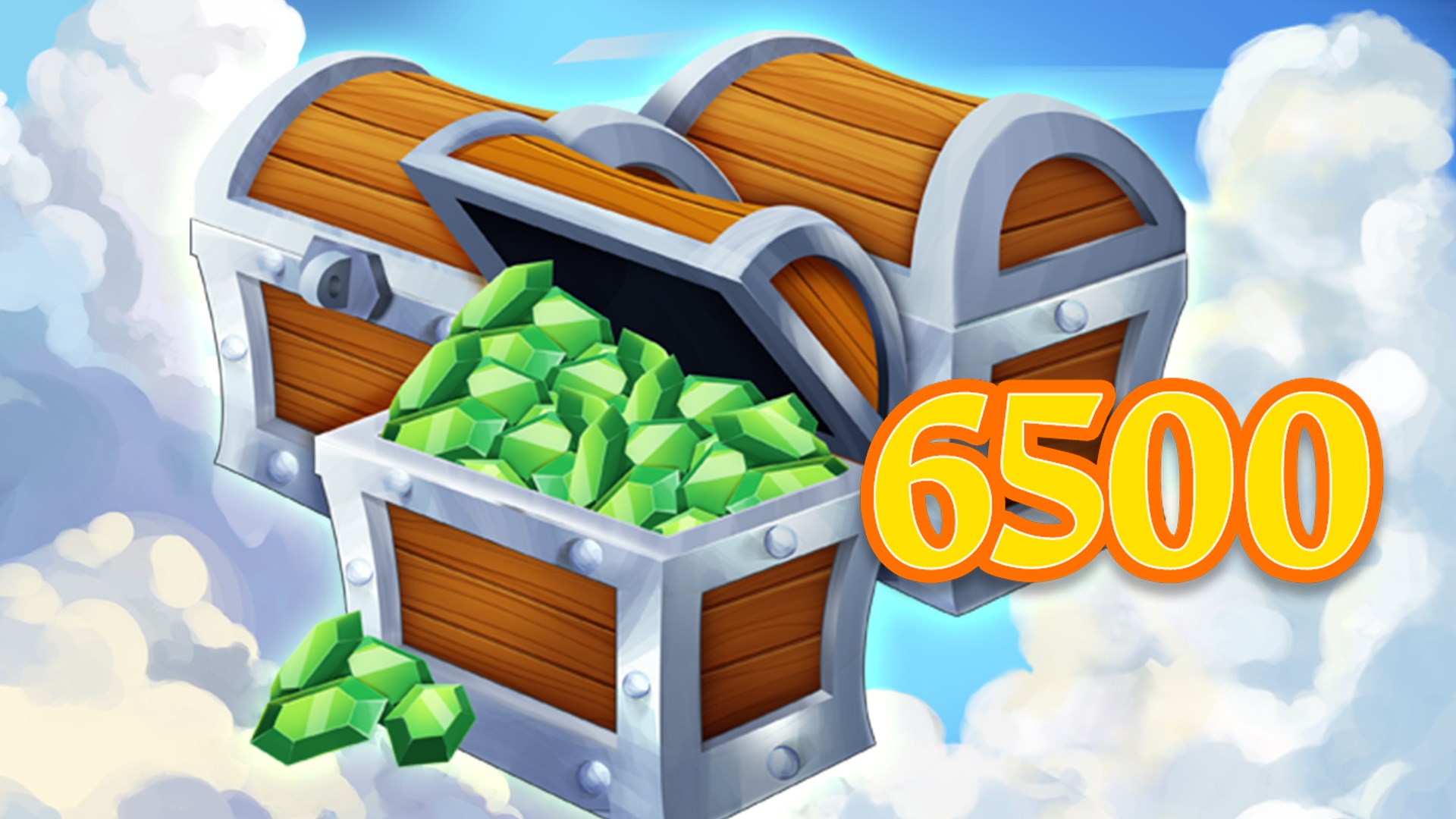 Pirate's Bounty of Gems (6500 Gems)