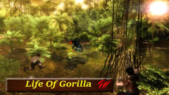 Wild Animal Simulator-Life of Gorilla screenshot 3
