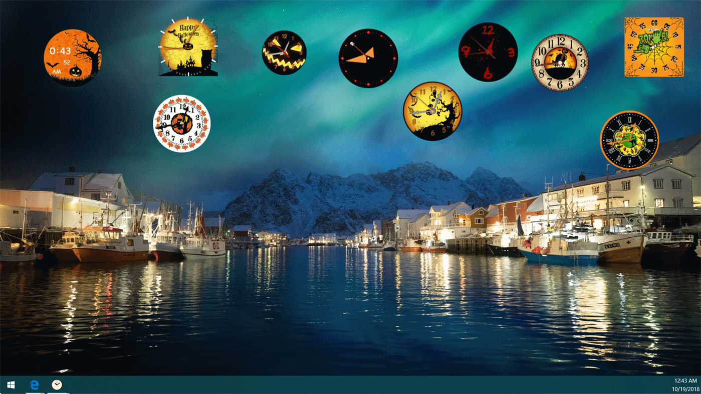 #2. Halloween Pack for .Clocks (Windows) Podle: Hereafter2