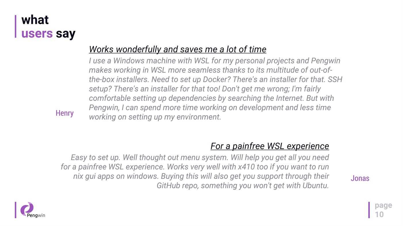 #8. Pengwin (Windows) By: Whitewater Foundry