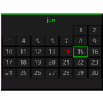 Calendrier anniversaires