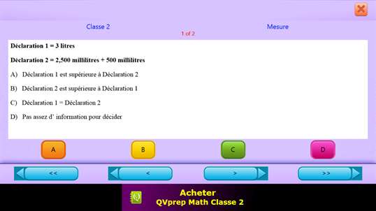 QVprep Lite Math Classe 2 screenshot 8