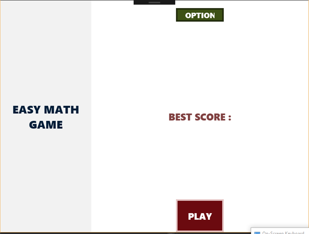 #1. Easy Math Game (Windows) 来自: geekatapp