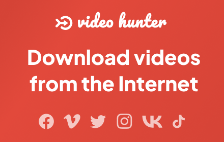 Video Hunter Downloader small promo image