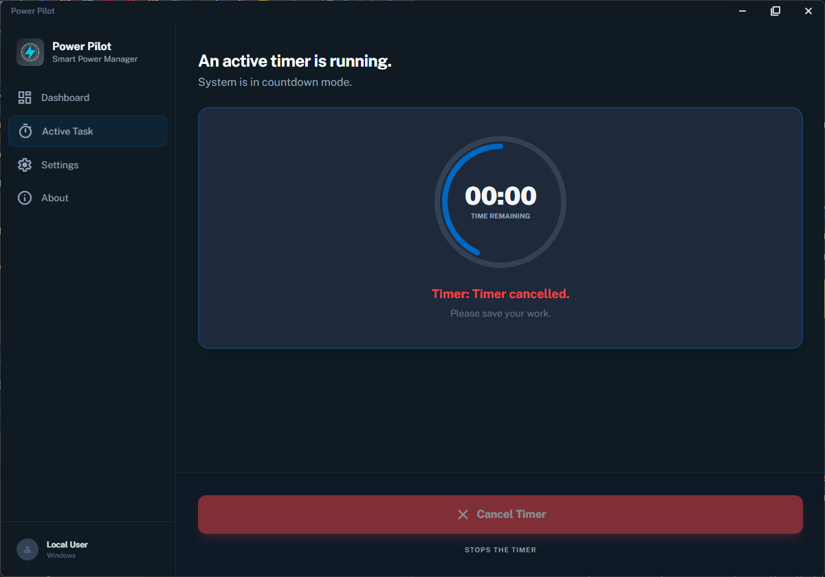 Power Pilot screenshot
