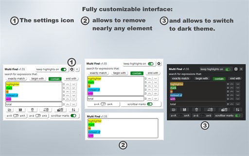 Multi Find: Highlight Multiple Words