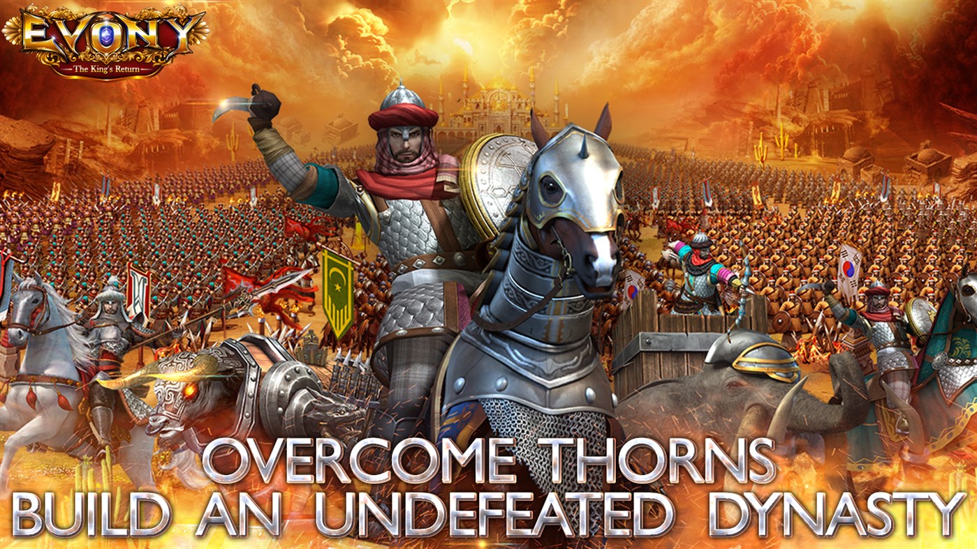 #2. Evony: The King's Return (Windows) โดย: MIRACLE GAMES INC.