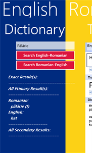 English-Romanian Dictionary And Phrasebook screenshot 2