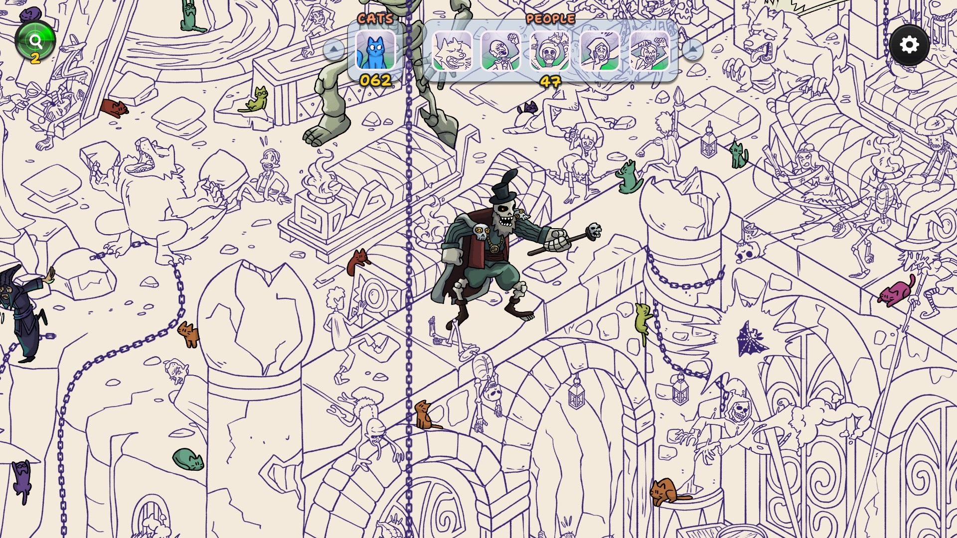 Hidden Cats in Spooky Village — скриншот 17