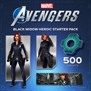 Paquete heroico inicial de Black Widow de Marvel's Avengers