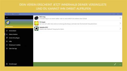 Vereinsheim screenshot 3
