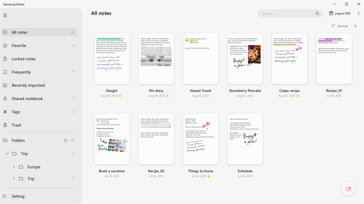 #1. Samsung Notes (Windows) بواسطة: Samsung Electronics Co, Ltd.