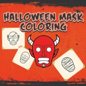 Halloween Mask Coloring Book Game icon