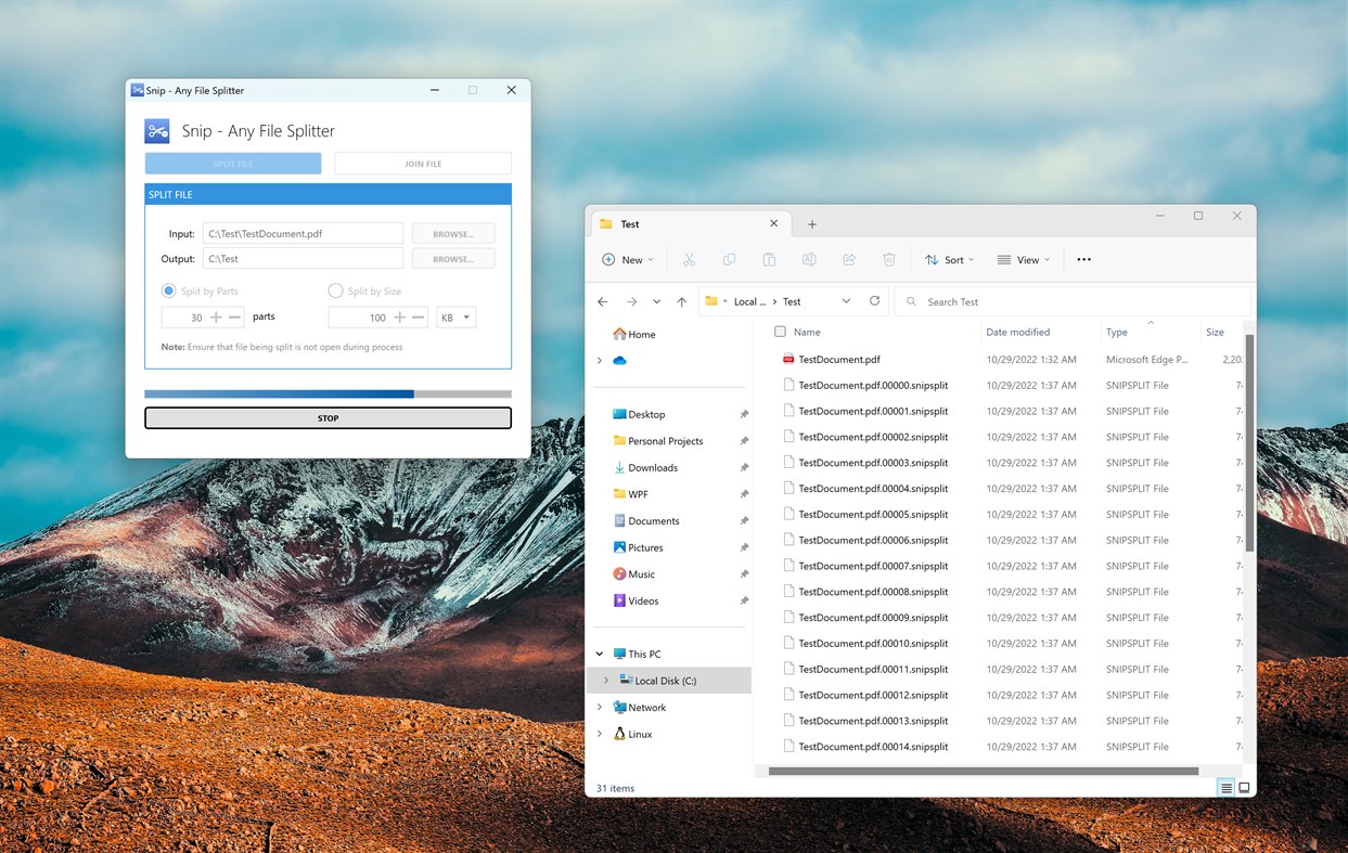 #2. Any File Splitter (Windows) 由: EvlarSoft LLC
