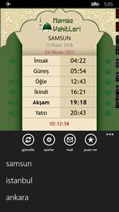 Namaz Vakitleri screenshot 4