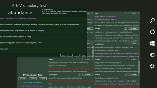 PTE Vocabulary Test screenshot 3