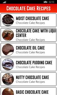 Chocolate Cake Recipes screenshot 2