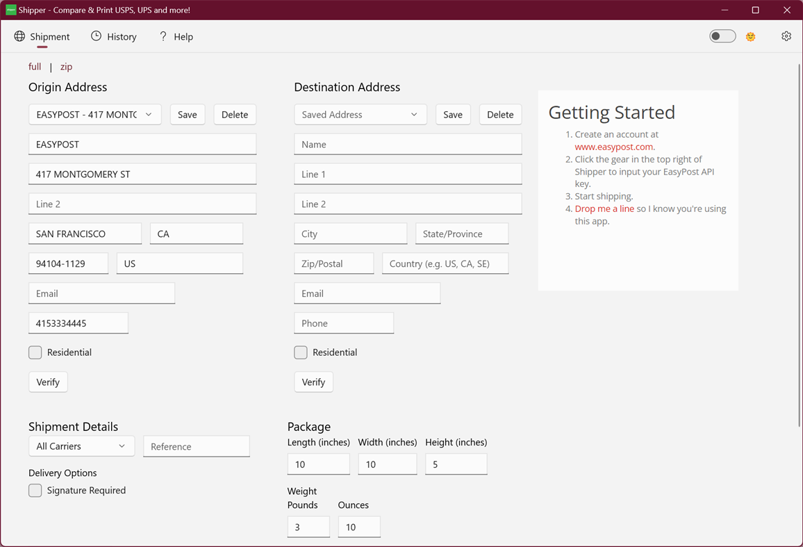 #1. Shipper - Compare & Print USPS, UPS, & more (Windows) 由: Alex Hardin