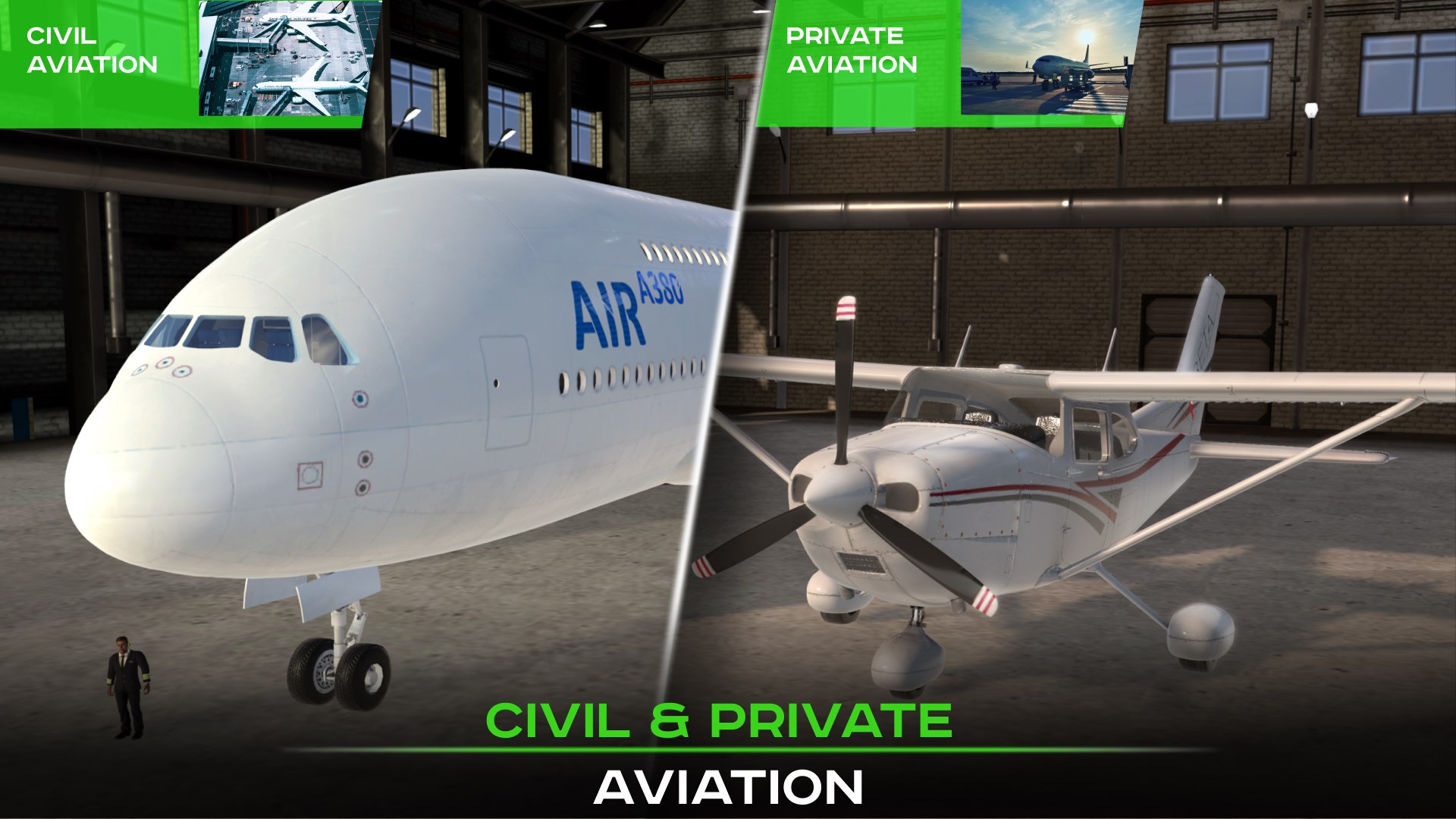 Pilot Simulator - Airplane Games screenshot