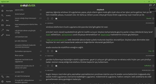 EkşiDeck UWP screenshot 2