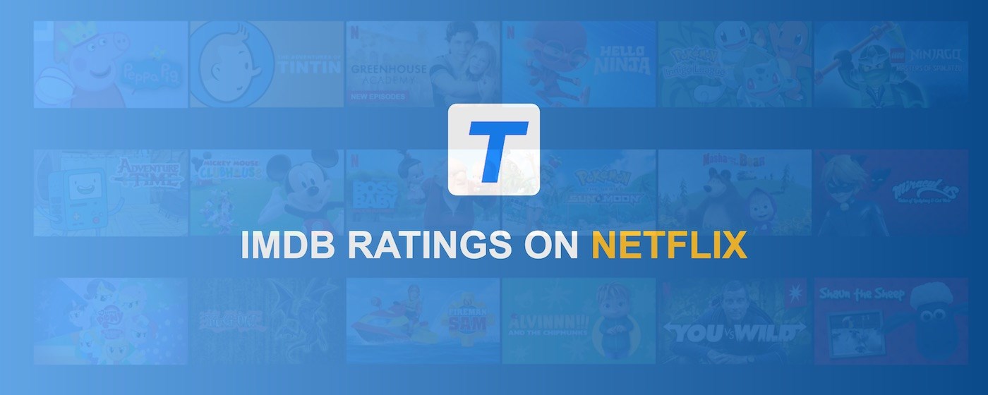 Trim: IMDB Ratings on Netflix and Prime Video marquee promo image