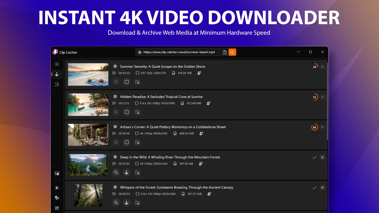 Compact Video Downloader - Clip Catcher screenshot