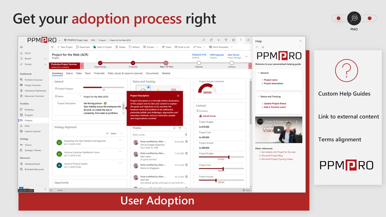 Snapshot 3 of Unified PPM