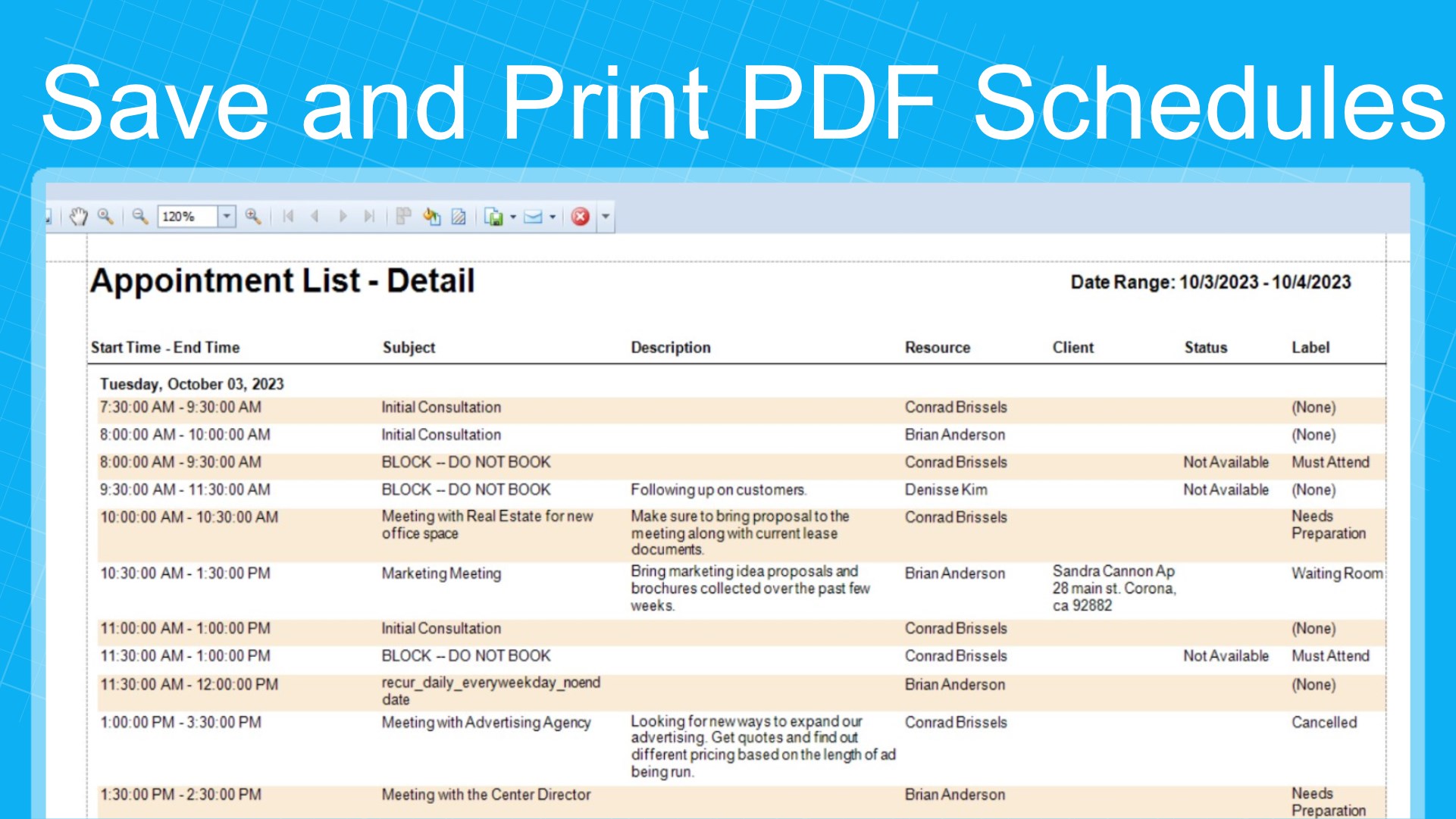 Calendar - ScheduFlow screenshot