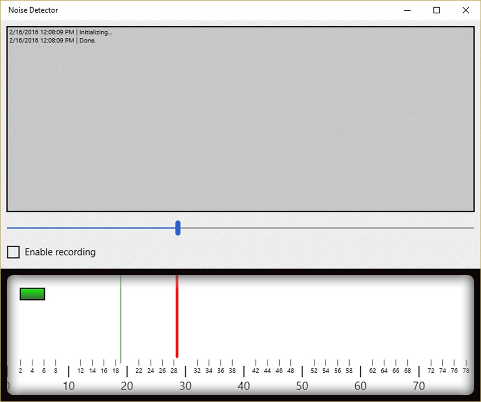 #1. Noise Detector (Windows) 由: Dmitry Strunevsky