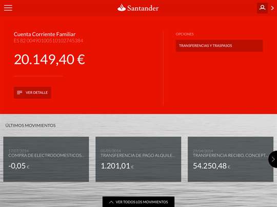 Banco Santander España screenshot 4