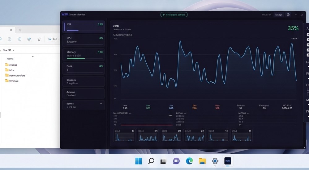 WSM System Monitor screenshot