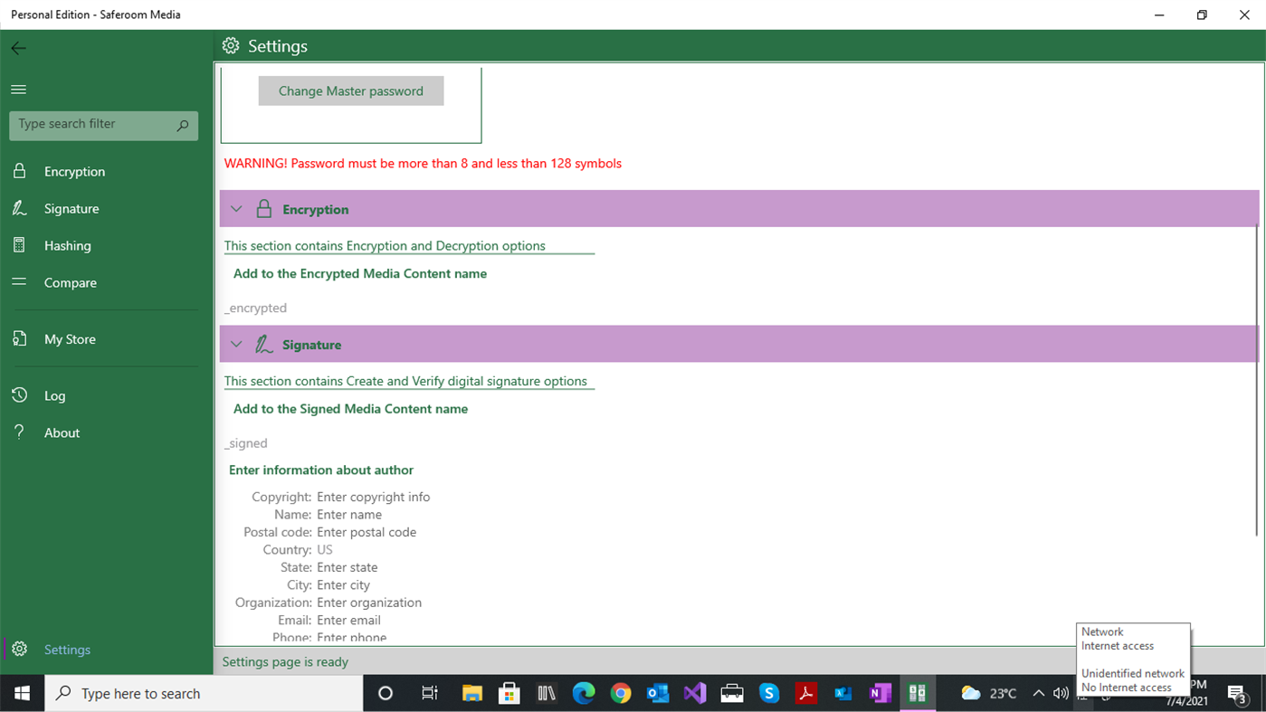 #9. Saferoom.Media (Windows) بواسطة: Security and Communications Software Inc.