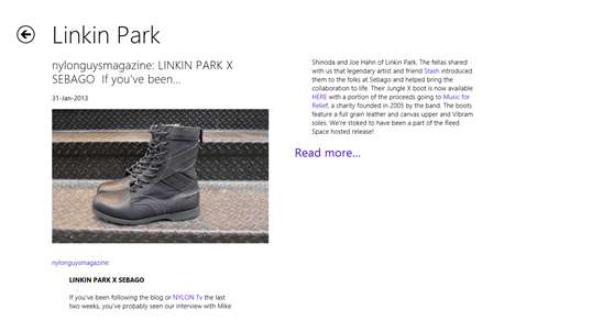 Linkin Park Reader screenshot 4