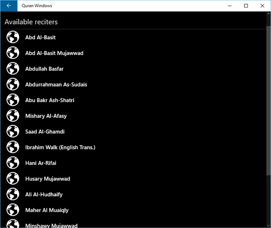 Quran Windows screenshot 4