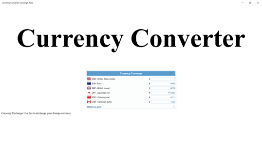 Currency Converter Exchange Rate screenshot 1